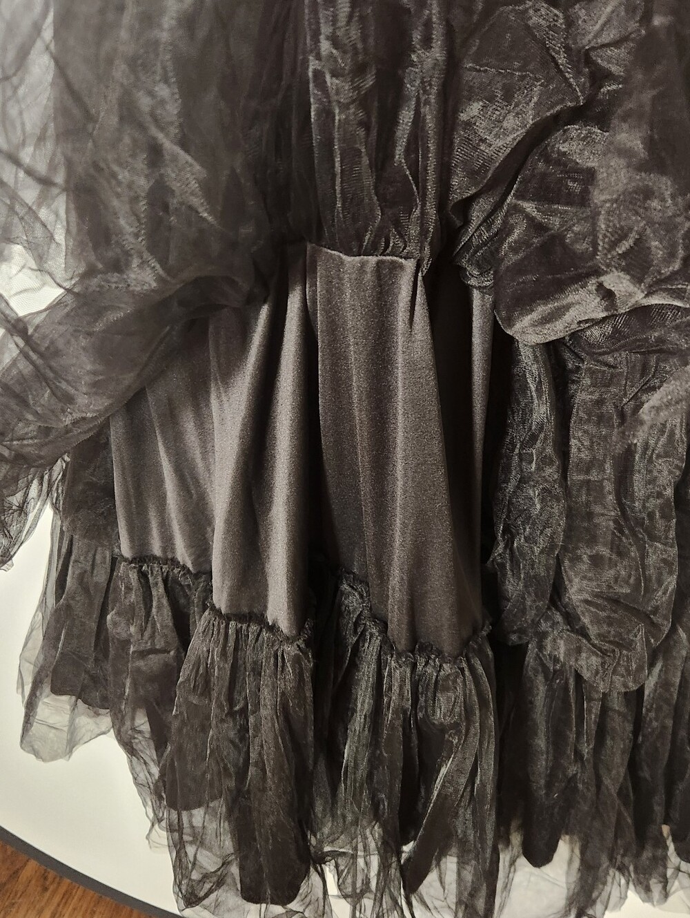 NWT Petal & Pup Francis Halter Neck Black chiffon Maxi dress $109 - Picture 6 of 9
